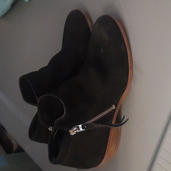 Sam Edelman double zipper boots genuine suede size 8 - Picture 4 of 8